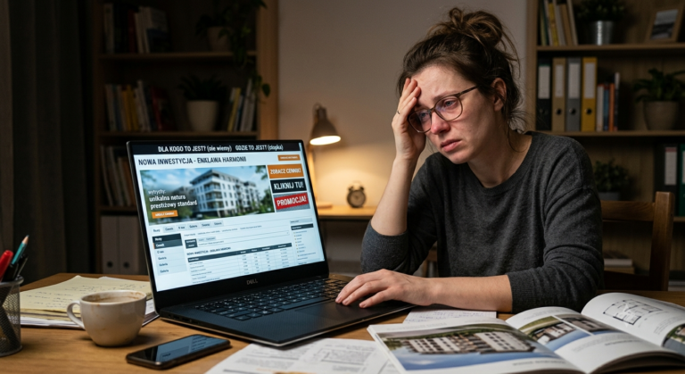 Dlaczego strona internetowa dewelopera męczy klientów?
